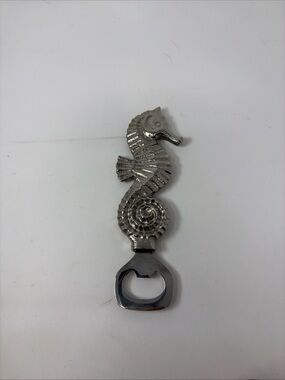 Seahorse Bottle Opener - Silver Metal